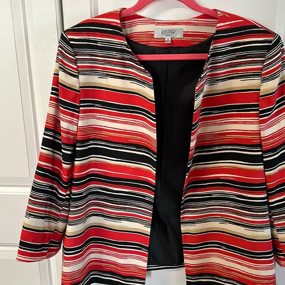 Kasper Jackets & Blazers - 3 pieces Kasper including 3/4 length jacket plus 2 knit tops .  Tops NWT